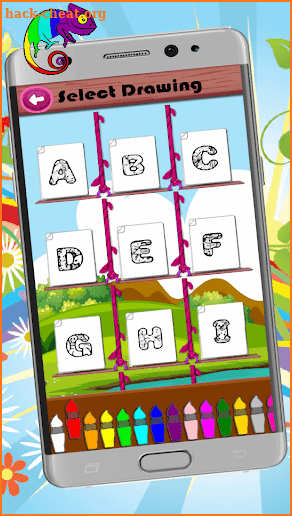 Alphabet Letters Coloring Book screenshot