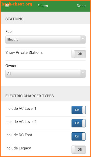 Alternative Fueling Stations screenshot