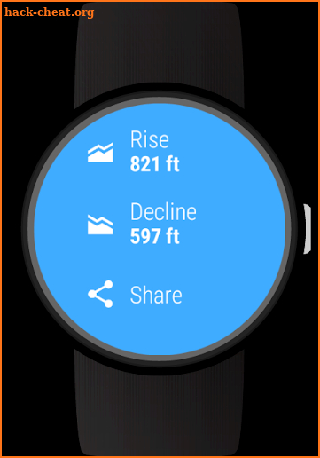 Altimeter for Wear OS (Android Wear) screenshot