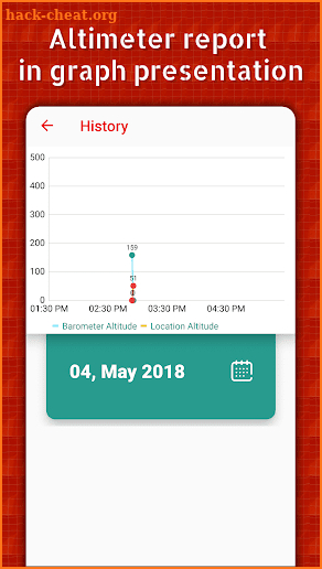 Altimeter: Show Location Height & Pressure screenshot