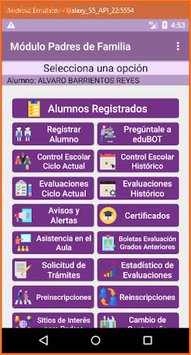 Alumnos Coahuila screenshot