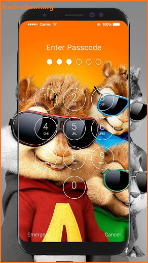 Alvin and the Chipmunks HD Slide UnLock Screen screenshot