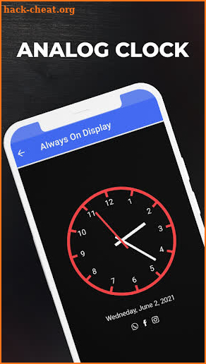 Always on Display Amoled Clock screenshot