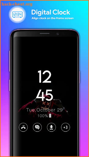 Always on Display Clock : smart watch screensaver screenshot