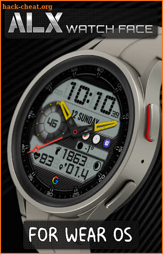 ALX02 Hybrid Watch Face screenshot