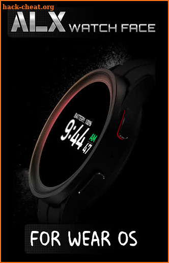 ALX03 Digital Color Watch Face screenshot