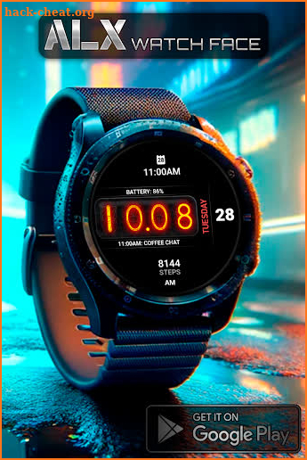 ALX04 Lamp Watch Face screenshot