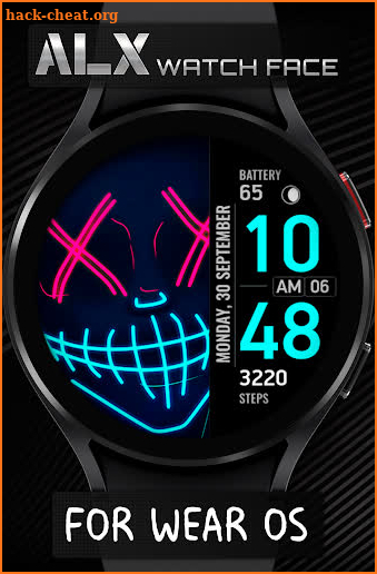 ALX07 Digital Watch Face screenshot