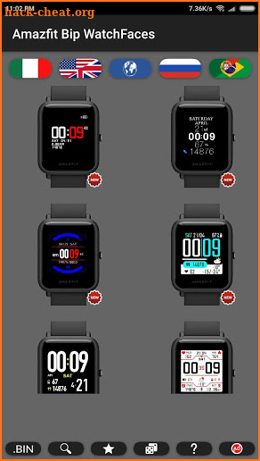 Amazfit Bip WatchFaces screenshot