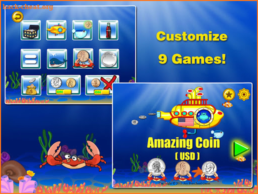 Amazing Coin (USD) - Money Learning Games for Kids screenshot