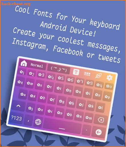 Amazing Fonts Keyboard screenshot