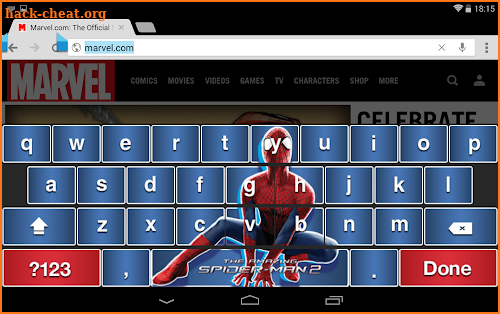 Amazing Spider-Man 2 Keyboard screenshot