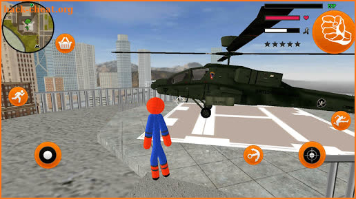 Amazing Spider-StickMan Rope Hero Gangster City screenshot