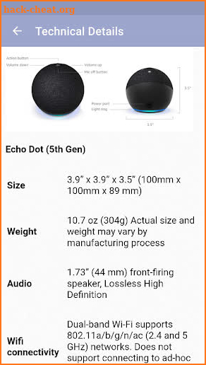 Amazon Echo Dot 5th Gen Guide screenshot