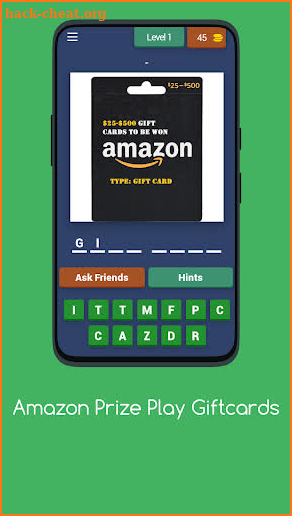 Amazon Prize Play Gift Cards screenshot