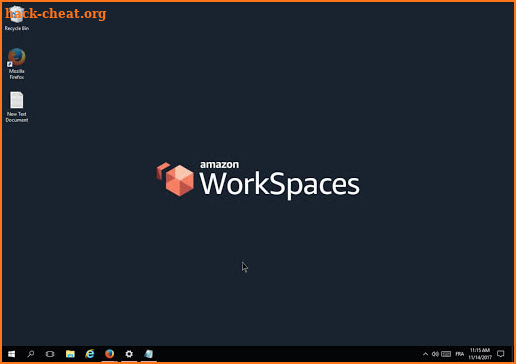 Amazon WorkSpaces screenshot