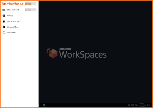 Amazon WorkSpaces screenshot