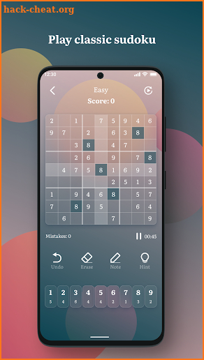 Ambient Sudoku screenshot