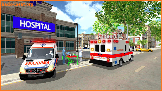 Ambulance Driving Game: Rescue Driver Simulator screenshot