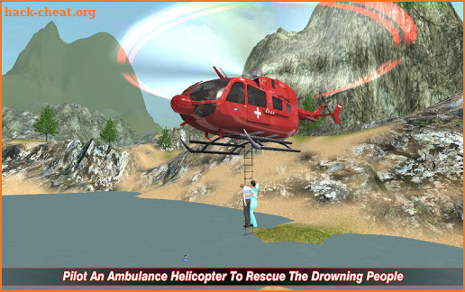 Ambulance Helicopter Game screenshot