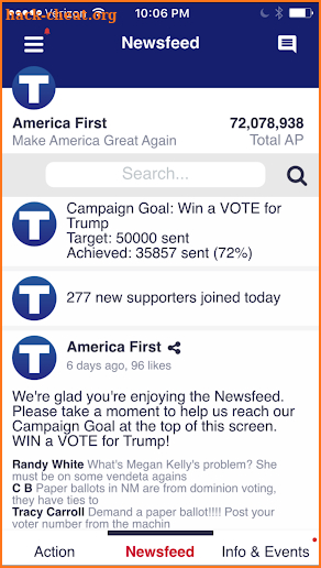 America First screenshot