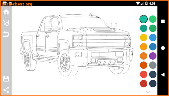 American Cars Coloring Book screenshot