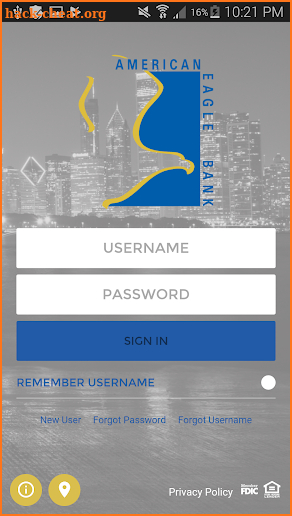 American Eagle Bank screenshot