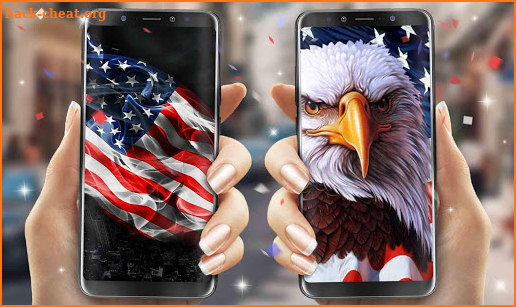 American Flag Live Wallpaper Themes screenshot