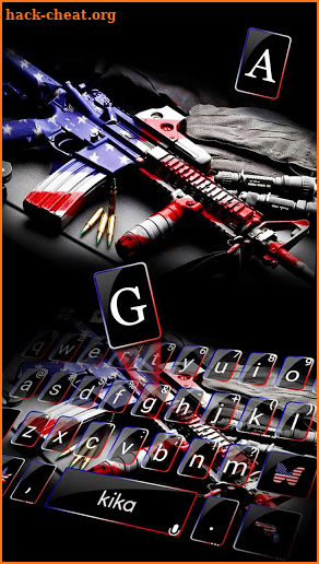 American Gun Keyboard Theme screenshot