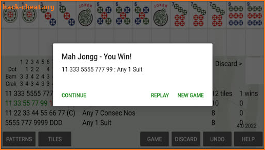 American Mahjong Practice 2023 screenshot