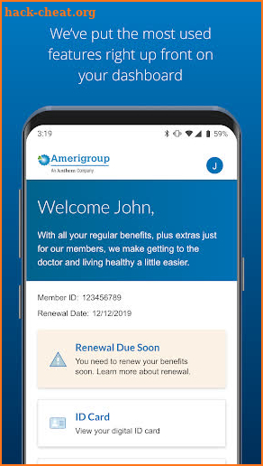 Amerigroup screenshot