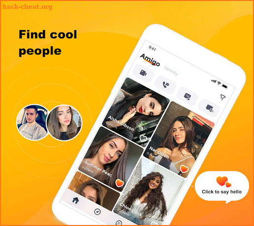 Amigo-find real users chat online screenshot