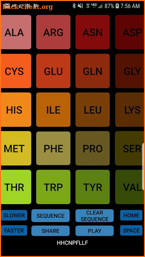 Amino Acid Synthesizer screenshot