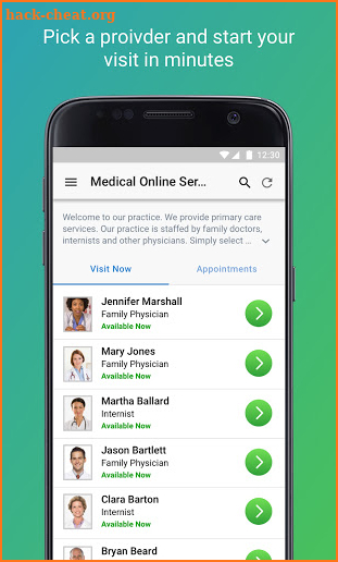 AMITA Health Online Care screenshot