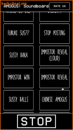 AMOGUS! Among Us Soundboard screenshot