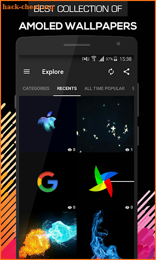 AMOLED Wallpapers screenshot