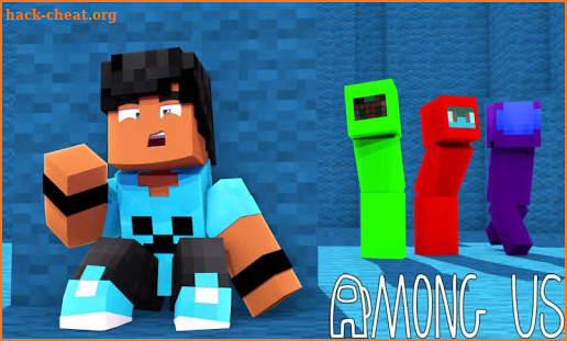 Among Us [Add-on + Skins 4D] for Minecraft PE screenshot