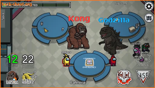 Among Us Godzilla Vs Kong Imposter Role Mod screenshot