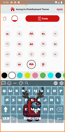 Among Us Photo Keyboard Themes screenshot