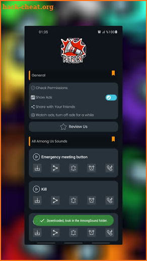 Among Us Soundboard - All Among Us Sounds, Effects screenshot