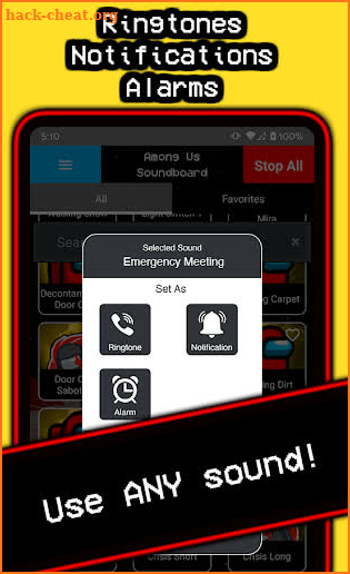 Among Us Soundboard - Game Sounds, Sound Effects screenshot