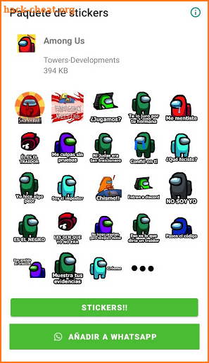 Among Us-Stickers screenshot