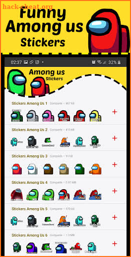 Among us Stickers - Best Stickers screenshot