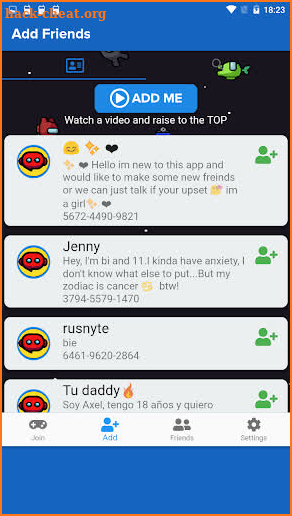 AmongChat - Friends Finder for Among Us screenshot
