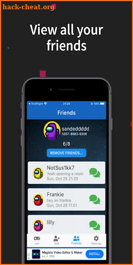 AmongFriends Crewmate Friends screenshot