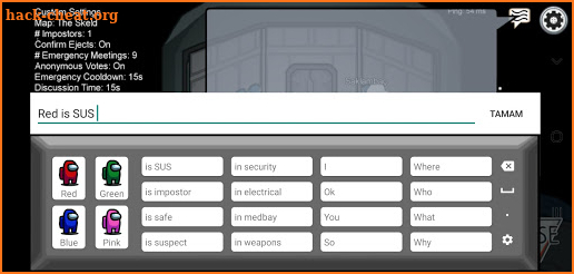 AmongKeyboard - Custom Keyboard for Among Us screenshot