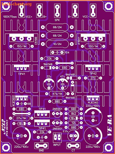 Amplifier Circuit Board screenshot