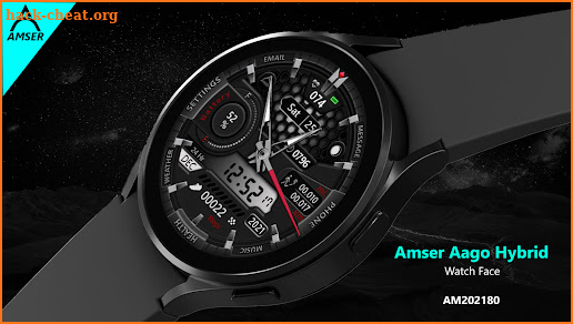 Amser Aago Hybrid Watchface screenshot