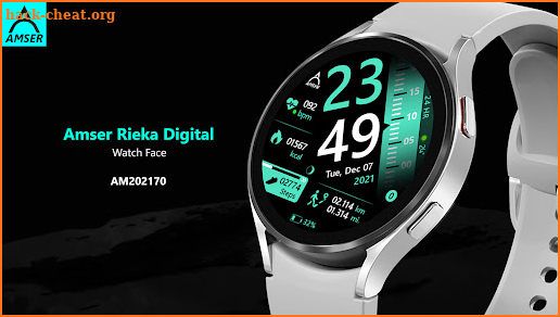 Amser Rieka Digital Watchface screenshot