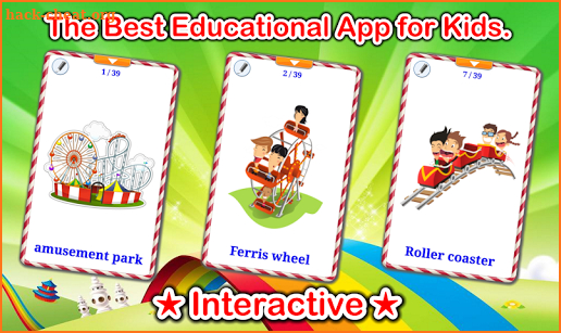 Amusement Park Flashcards PRO screenshot